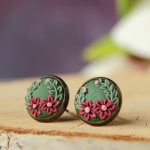 VIDEO: Flower Earrings | Polymer Clay Embroidery
