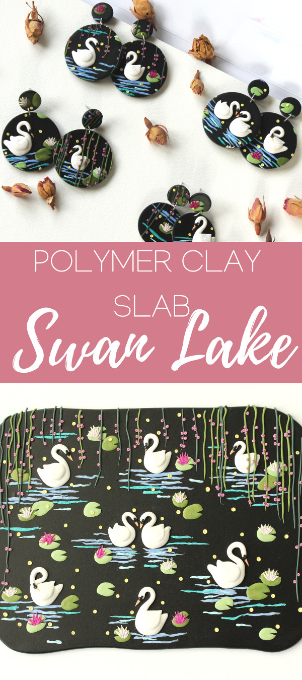 VIDEO: Polymer Clay Slab Earrings